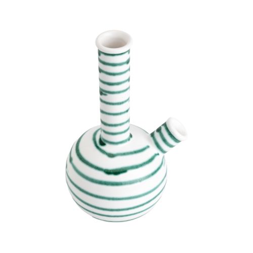 Gmundner Keramik - Green Flamed, Bong H: 20 cm Gmundner Keramik - Green Flamed, Bong H: 20 cm