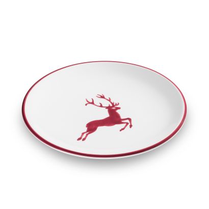 Gmundner Keramik Bordeauxr. Hirsch, Unterteller Cup (Ø 15cm) Gmundner Keramik Bordeauxroter Hirsch | Lecker, Gmundner